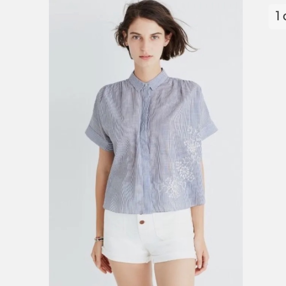 Madewell ~ Embroidered Hilltop Shirt